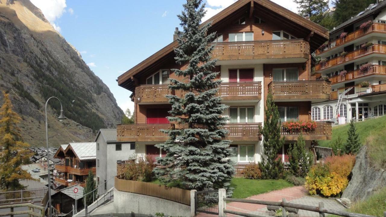 Ferienwohnung Haus Colmar Zermatt Exterior foto